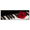 Xxl Wandbild Klavier Rose Panorama Produktvorschau Frontal