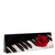Xxl Wandbild Klavier Rose Panorama Produktvorschau Seitlich