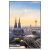 Xxl Wandbild Koelner Skyline Hochformat Produktvorschau Frontal