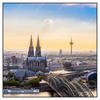 Xxl Wandbild Koelner Skyline Quadrat Produktvorschau Frontal