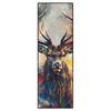 Xxl Wandbild Kreativer Hirsch Mit Farbspritzern Schmal Produktvorschau Frontal