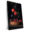 Xxl Wandbild Kuchen Mit Frischen Beeren Hochformat Produktvorschau Seitlich