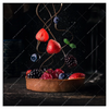 Xxl Wandbild Kuchen Mit Frischen Beeren Quadrat Produktvorschau Frontal