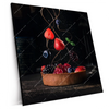 Xxl Wandbild Kuchen Mit Frischen Beeren Quadrat Produktvorschau Seitlich