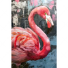 Xxl Wandbild Kunstvoller Flamingo Hochformat Motivvorschau