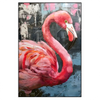 Xxl Wandbild Kunstvoller Flamingo Hochformat Produktvorschau Frontal