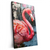 Xxl Wandbild Kunstvoller Flamingo Hochformat Produktvorschau Seitlich