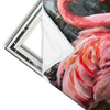 Xxl Wandbild Kunstvoller Flamingo Quadrat Materialvorschau
