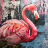 Xxl Wandbild Kunstvoller Flamingo Quadrat Motivvorschau