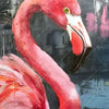 Xxl Wandbild Kunstvoller Flamingo Schmal Zoom