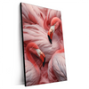 Xxl Wandbild Kuschelnde Flamingos Hochformat Produktvorschau Seitlich