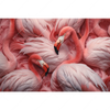 Xxl Wandbild Kuschelnde Flamingos Querformat Motivvorschau