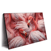 Xxl Wandbild Kuschelnde Flamingos Querformat Produktvorschau Seitlich