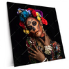 Xxl Wandbild La Calavera Catrina No 2 Quadrat Produktvorschau Seitlich