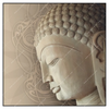 Xxl Wandbild Laechelnder Buddha Quadrat Produktvorschau Frontal