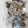 Xxl Wandbild Leopard Aquarell Quadrat Motivvorschau