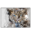 Xxl Wandbild Leopard Aquarell Querformat Produktvorschau Frontal