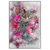 Xxl Wandbild Leopard Blumen Hochformat Produktvorschau Frontal