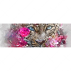 Xxl Wandbild Leopard Blumen Panorama Motivvorschau