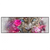 Xxl Wandbild Leopard Blumen Panorama Produktvorschau Frontal