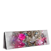 Xxl Wandbild Leopard Blumen Panorama Produktvorschau Seitlich