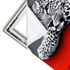 Xxl Wandbild Leopard Eleganz Trifft Abstraktion Panorama Materialvorschau