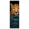 Xxl Wandbild Leopard Im Wasser Schmal Produktvorschau Frontal