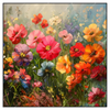 Xxl Wandbild Leuchtende Fruehlingsblumen Quadrat Produktvorschau Frontal