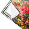 Xxl Wandbild Leuchtende Fruehlingsblumen Querformat Materialvorschau