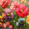 Xxl Wandbild Leuchtende Fruehlingsblumen Schmal Zoom