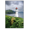 Xxl Wandbild Leuchtturm Auf Insel Hochformat Produktvorschau Frontal