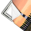 Xxl Wandbild Leuchtturm Bei Sonnenuntergang Hochformat Materialvorschau
