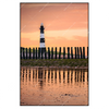 Xxl Wandbild Leuchtturm Bei Sonnenuntergang Hochformat Produktvorschau Frontal