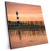 Xxl Wandbild Leuchtturm Bei Sonnenuntergang Quadrat Produktvorschau Seitlich