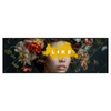 Xxl Wandbild Like Florales Portraet Panorama Produktvorschau Frontal