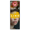Xxl Wandbild Like Florales Portraet Schmal Produktvorschau Frontal