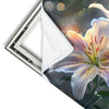 Xxl Wandbild Lilien Im Morgenlicht Hochformat Materialvorschau