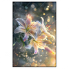 Xxl Wandbild Lilien Im Morgenlicht Hochformat Produktvorschau Frontal