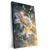 Xxl Wandbild Lilien Im Morgenlicht Hochformat Produktvorschau Seitlich