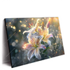 Xxl Wandbild Lilien Im Morgenlicht Querformat Produktvorschau Seitlich