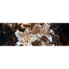 Xxl Wandbild Lilien In Goldenem Rauch Panorama Motivvorschau