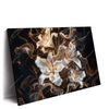 Xxl Wandbild Lilien In Goldenem Rauch Querformat Produktvorschau Seitlich