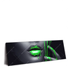 Xxl Wandbild Lippen Silber Gruen Panorama Produktvorschau Seitlich