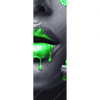Xxl Wandbild Lippen Silber Gruen Schmal Motivvorschau