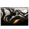 Xxl Wandbild Liquid Marmor Schwarz Gold Querformat Produktvorschau Frontal