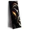 Xxl Wandbild Liquid Marmor Schwarz Gold Schmal Produktvorschau Seitlich