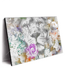 Xxl Wandbild Loewe Blumen Querformat Produktvorschau Seitlich