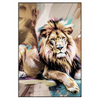 Xxl Wandbild Loewe Koenig Der Tiere Hochformat Produktvorschau Frontal