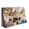 Xxl Wandbild Loewe Koenig Der Tiere Querformat Produktvorschau Seitlich
