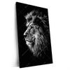 Xxl Wandbild Loewe Mit Blauen Augen Hochformat Produktvorschau Seitlich
